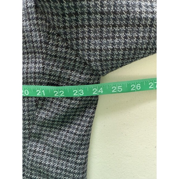 Men’s Wool Tweed Houndstooth Blazer Tailored Sport Coat Fully Lined Classic 44L - Picture 8 of 10
